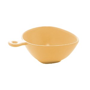 CJ 4 BOWLS PORCELANA AMARELO 14x12x6cm