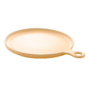 PRATO PORCELANA AMARELO 32cm