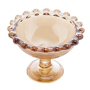 CJ 6 TAÇAS CRISTAL P/LICOR PEARL ÂMBAR 8x6cm