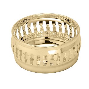 PORTA BOMBOM GALERRY EM PVD DOURADO 13CM