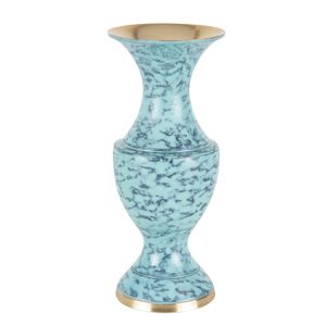 VASO DECORATIVO METAL DOURADO 4x9cm