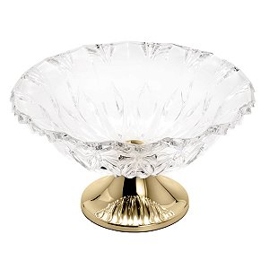 FRUTEIRA EM PVD DOURADO LOUISE 34,5X20CM
