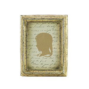 PORTA-RETRATO RESINA PRATEADO 6x9cm