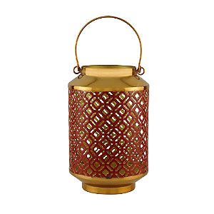 LANTERNA DECORATIVA METAL MARSALA 16x23cm