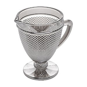 JARRA VIDRO BICO DE JACA CINZA 1l