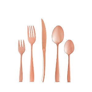FAQUEIRO 30PC AÇO INOX DAVOS ROSE FOSCO