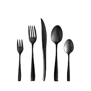 FAQUEIRO 30PC AÇO INOX DAVOS PRETO FOSCO