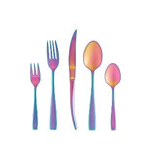FAQUEIRO 30PC AÇO INOX DAVOS RAINBOW FOSCO