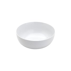 SALADEIRA DE MELAMINA BRANCA 25X12CM