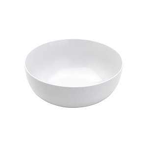 SALADEIRA DE MELAMINA BRANCA 29X13cm