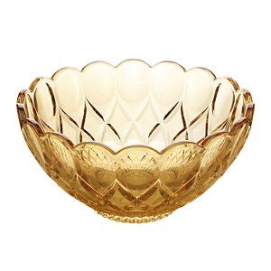 CENTRO DE MESA CRISTAL ANGEL ÂMBAR 22x11cm
