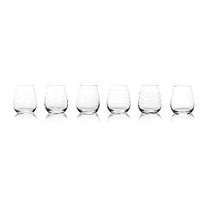 CJ 6 COPOS BAIXOS DE VIDRO P/DRINK BARIN 400ml