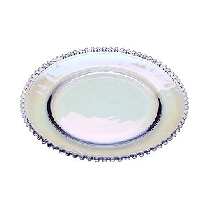 SOUSPLAT CRISTAL PEARL RAINBOW 32x3cm