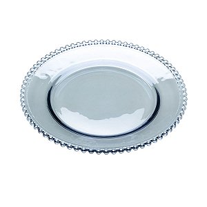 SOUSPLAT CRISTAL PEARL AZUL 32x3cm