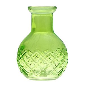 CJ 4 VASOS VIDRO VERDE 7x10cm
