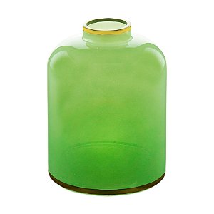 VASO VIDRO VERDE 23x16cm