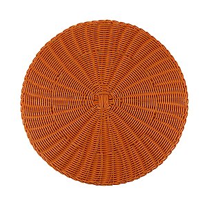LUGAR AMERICANO PLÁSTICO LARANJA 38cm