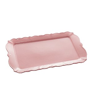 TRAVESSA PORCELANA FANCY ROSE 36x22x2cm