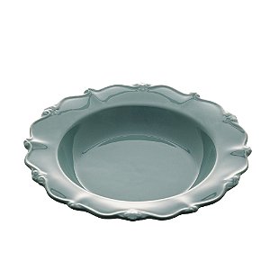 PRATO FUNDO PORCELANA FANCY MENTA 21x4cm