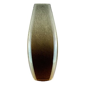 VASO VIDRO BRANCO 13x32cm