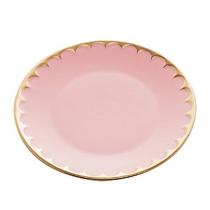 PRATO SOBREMESA PORCELANA EGG ROSA MATT 19cm