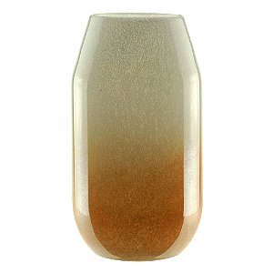 VASO VIDRO BRANCO 12x21cm