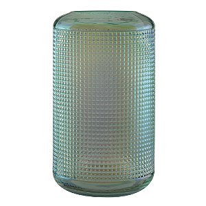VASO VIDRO VERDE 15x27cm