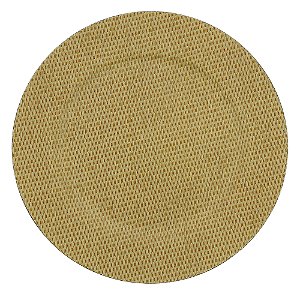 SOUSPLAT PLÁSTICO MESCLA BEGE 33cm