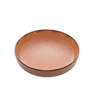 PRATO FUNDO PORCELANA REACTIVE PÊSSEGO 20cm