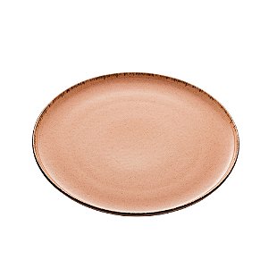 PRATO RASO PORCELANA REACTIVE PÊSSEGO 27cm