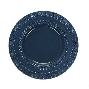 PRATO FUNDO PORCELANA GRACE AZUL 22cm