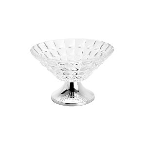 CENTRO DE MESA DE AÇO INOX SQUARE 29,5X19CM