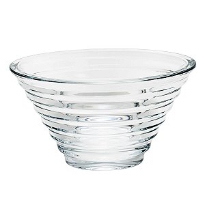 CENTRO DE MESA DE CRISTAL ECOLÓGICO CIRCLES 28X15cm