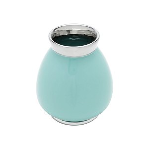 VASO DECORATIVO CERÂMICA MINT 17x20cm