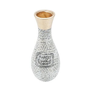 VASO DECORATIVO CERÂMICA 12x30cm