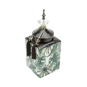 POTICHE DECORATIVO CERÂMICA 14x29cm