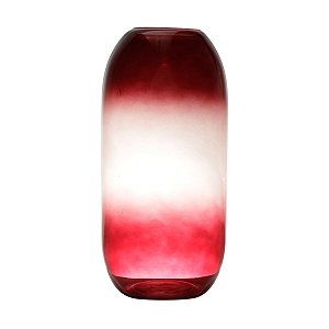 VASO DE VIDRO BURGUNDY 18x37cm