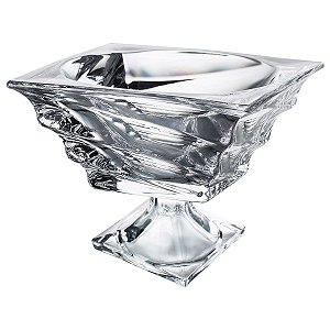 CENTRO DE MESA DE CRISTAL ECOLÓGICO C/PE CASABLANCA 24X24X19,8cm