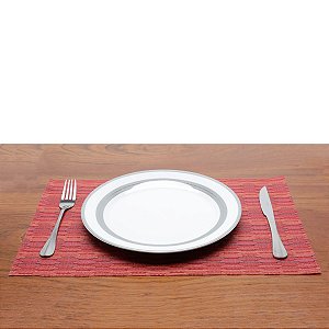 LUGAR AMERICANO PVC VERMELHO 45x30cm