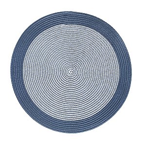 LUGAR AMERICANO POLIÉSTER AZUL/BRANCO 38cm