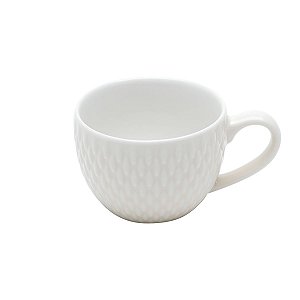 CJ 6 XÍCARAS DE PORCELANA P/CAFÉ CANDY AMARELO 90ml