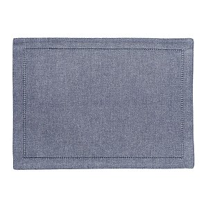 JOGO AMERICANO 2PC PONTO AJOUR ALGODÃO JEANS 45x33cm