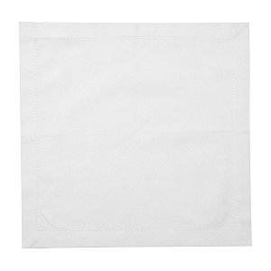 CJ 2 GUARDANAPOS PONTO AJOUR ALGODÃO BRANCO 40x40cm