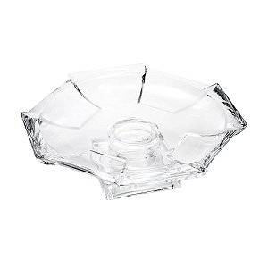 PRATO DE CRISTAL P/BOLO C/PÉ STAGE 30X9,5cm