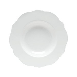 CJ 6 PRATOS P/SOPA DE PORCELANA BRANCO 23cm
