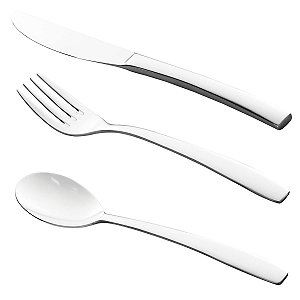 FAQUEIRO 48PC AÇO INOX LONDON C/ESTOJO DE MADEIRA