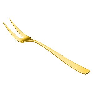 (DZ) GARFO P/ASSADO PVD DOURADO PISA