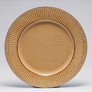 CJ 6 SOUSPLATS DE PLÁSTICO AMARELO 33CM
