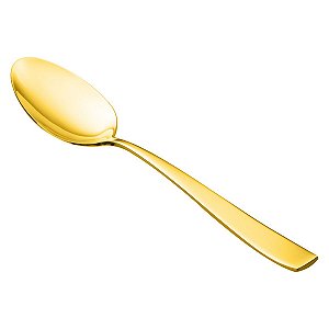(DZ) COLHER P/MESA PVD DOURADO PISA