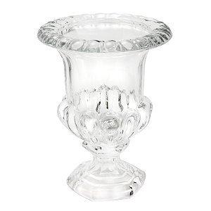 VASO DE CRISTAL C/PÉ SUSSEX 12X15CM